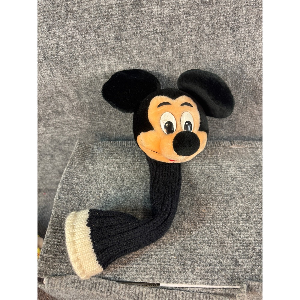 Vintage Disneyland Walt Disney World Mickey Mouse Plush Golf Club Head Cover